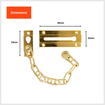 Taskmaster Security Door Chain - 32 x 80mm