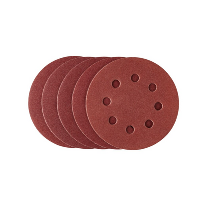 Irwin Quick Fit Random Orbital Sanding Discs - 115mm - 240 Grit - 5 Pack