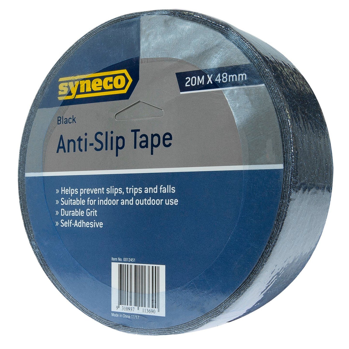 Syneco Black Anti Slip Tape - 20m x 48mm