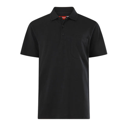 Hard Yakka Black Short Sleeve Polo - XL