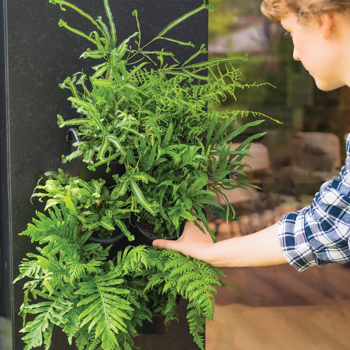 Holman Greenwall Slim Mounted Kit - 198mm x 535mm - Plastic - Outdoor Use