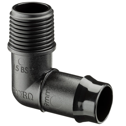 Toro Male Poly Threaded Elbow - 19 x 15mm