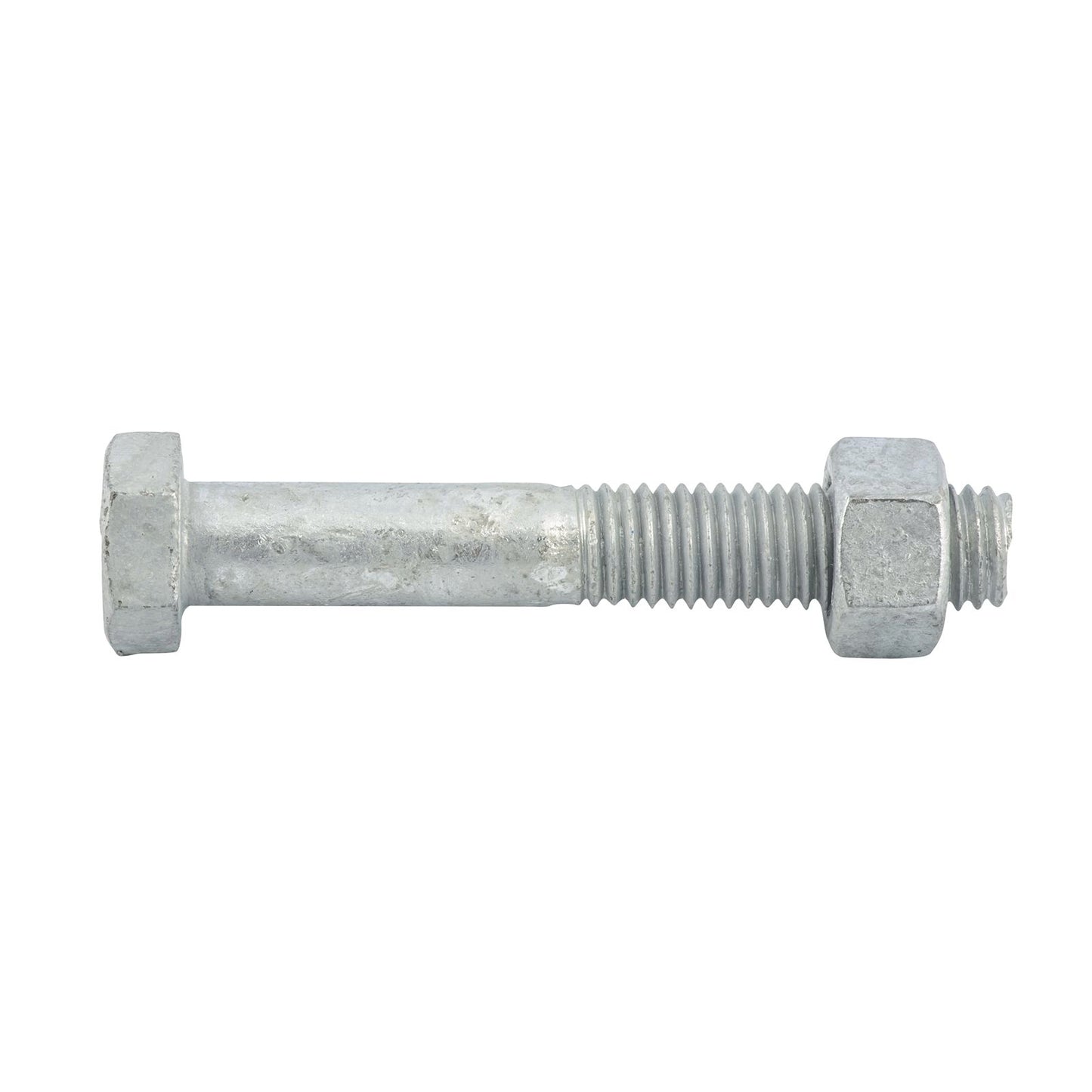 Zenith M12 x 75mm - Hot Dip Galvanised Hex Head Bolts & Nuts - 12 Pack