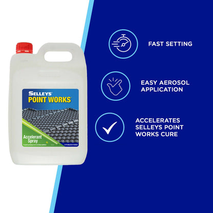 Selleys Point Works Generation ll Accelerant Spray - 5L