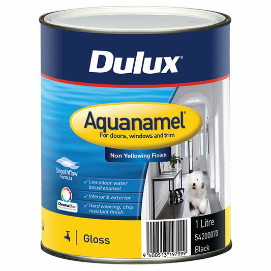 Dulux Enamel Paint - 1L - Black