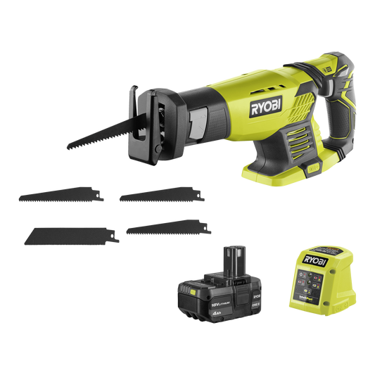 Ryobi ONE+ Compact Reciprocating Saw Kit - 4Ah