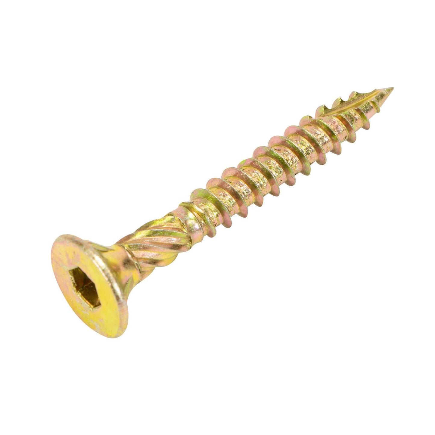 Titan Bugle Batten Screw - 14g x 50mm - Zinc Gold - 25 Pack