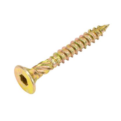 Titan Bugle Batten Screw - 14g x 50mm - Zinc Gold - 25 Pack