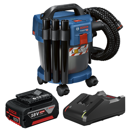 Bosch Vacuum - 18V - 10L - HEPA - 5.0Ah Kit