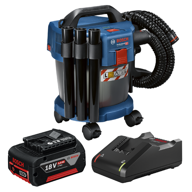 Bosch Vacuum - 18V - 10L - HEPA - 5.0Ah Kit