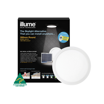 Illume 350mm Round Skylight Alternative - Aluminium Alloy - No Heat Transfer
