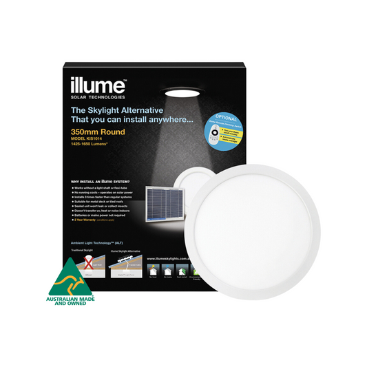 Illume 350mm Round Skylight Alternative - Aluminium Alloy - No Heat Transfer