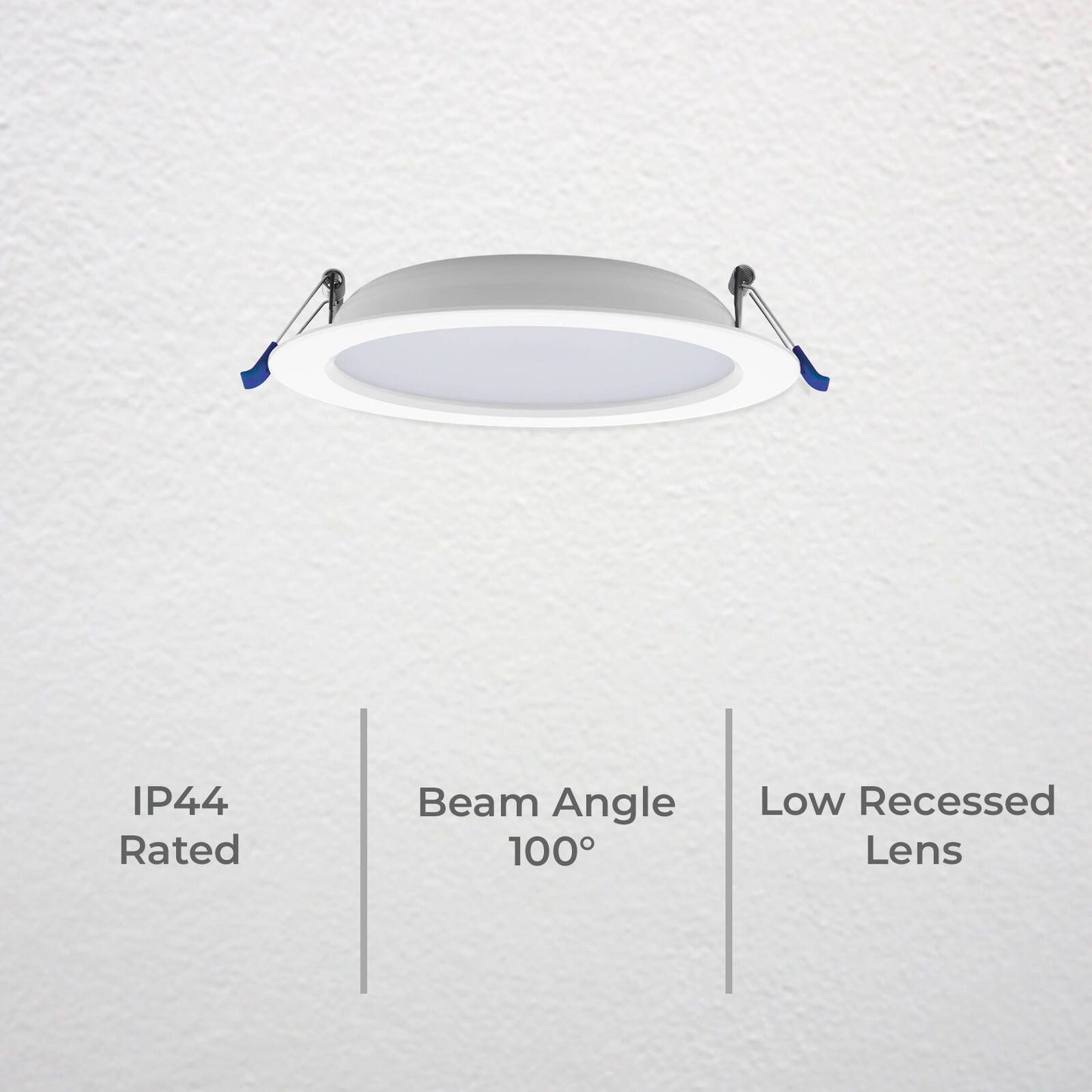 Deta x8 Series Tri Colour Dimmable LED Downlight - 120mm - 9W/11W/13W