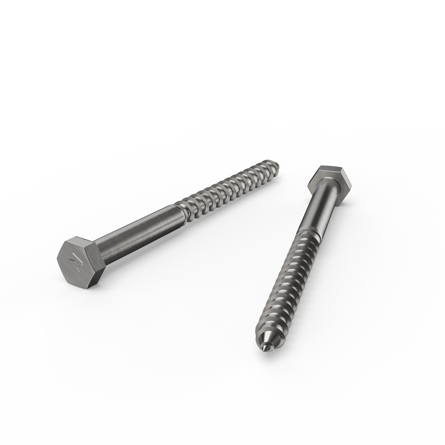 Zenith Hex Head Coach Screws - M10 x 130mm - Stainless Steel - 12 Pack