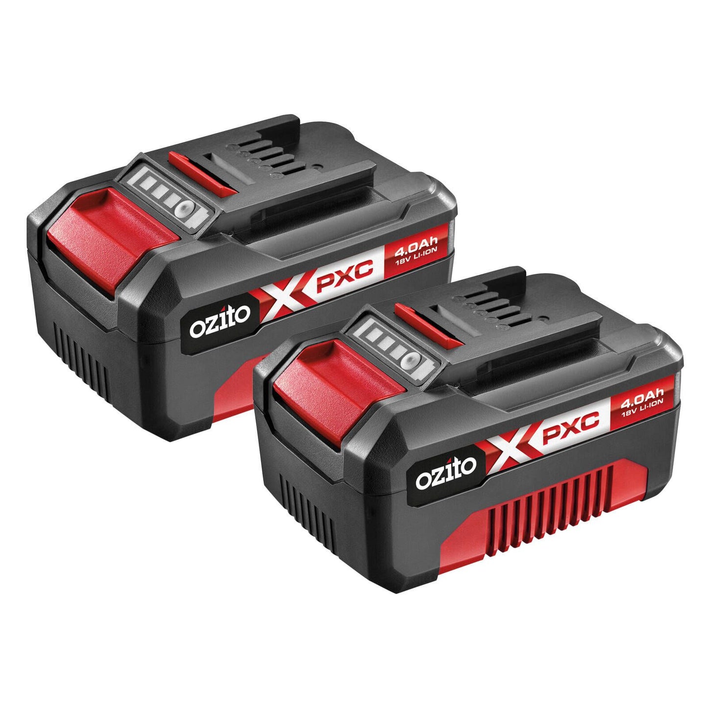 Ozito PXC 18V 4.0Ah Battery Twin Pack