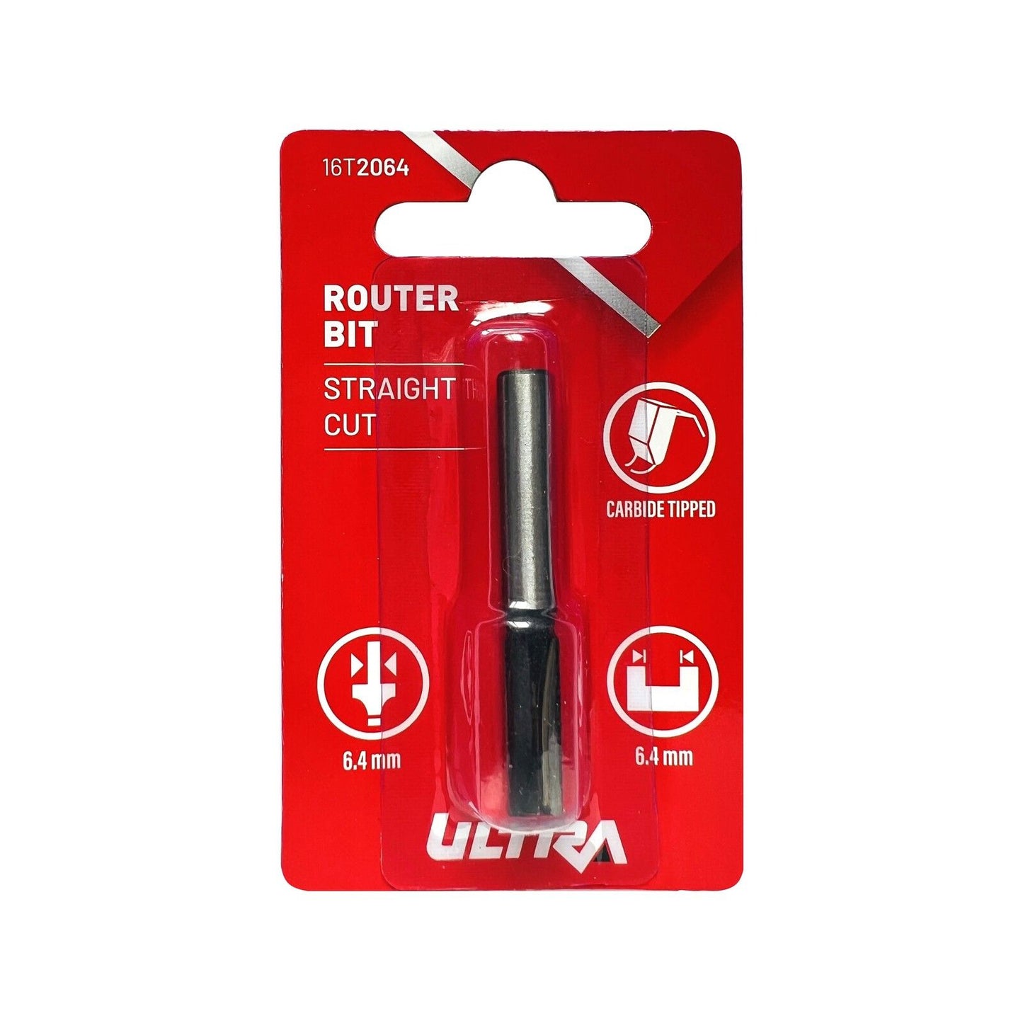 Ultra Router Bit - 6.4mm - Straight