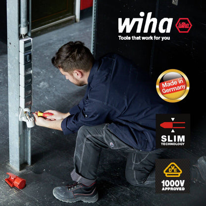 Wiha Flat Screwdriver - 2.5 x 75mm - Insulated