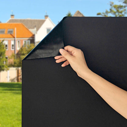 Pillar Black Adhesive Blackout Window Film - 9 x 2m