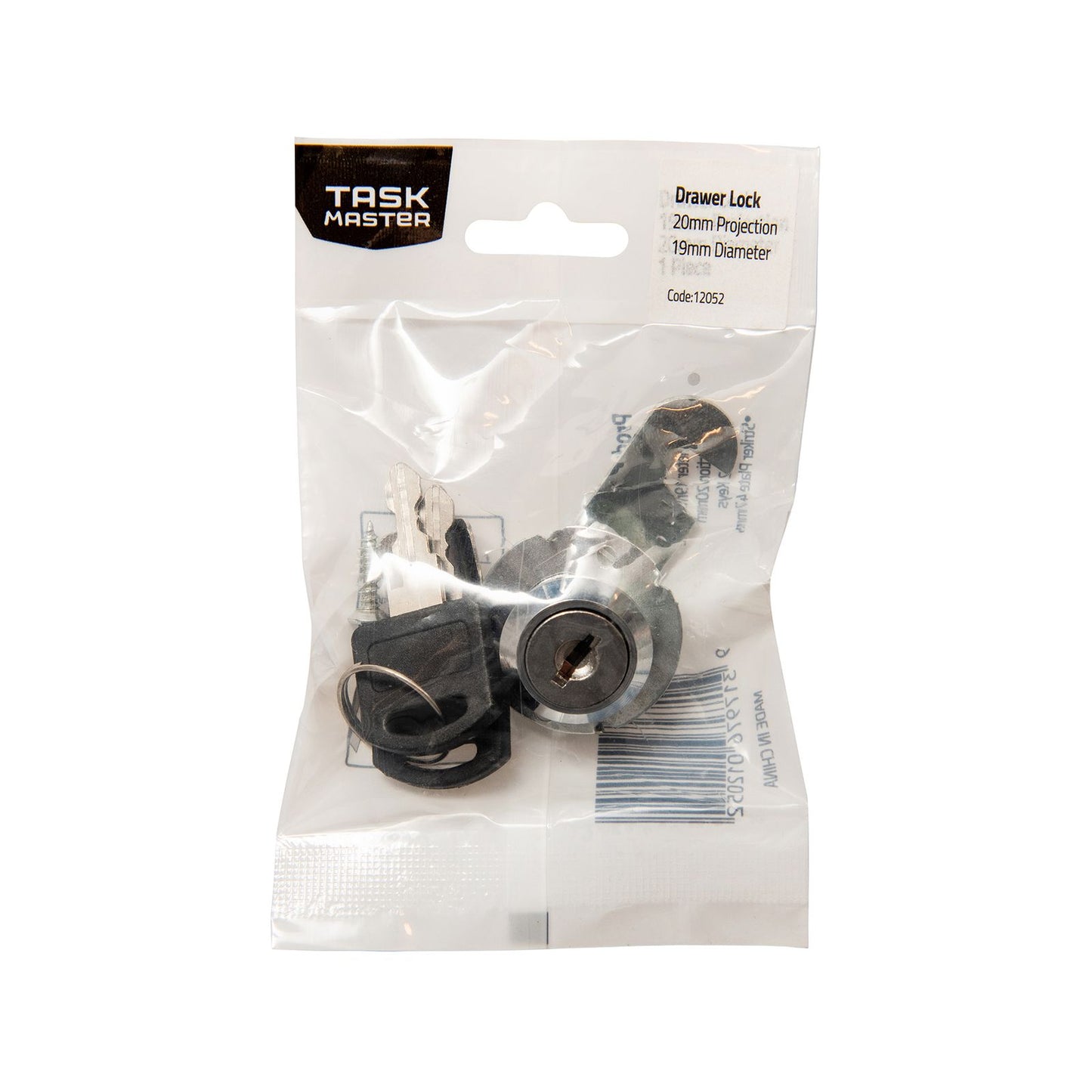 Taskmaster Drawer Lock - 19 x 20mm