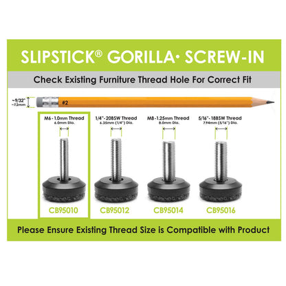 Slipstick M8 Clear Screw Outdoor Tread Berber - 28mm