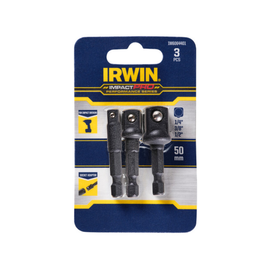 Irwin Impact Pro Performance Series Socket Adaptor Set 3 Piece