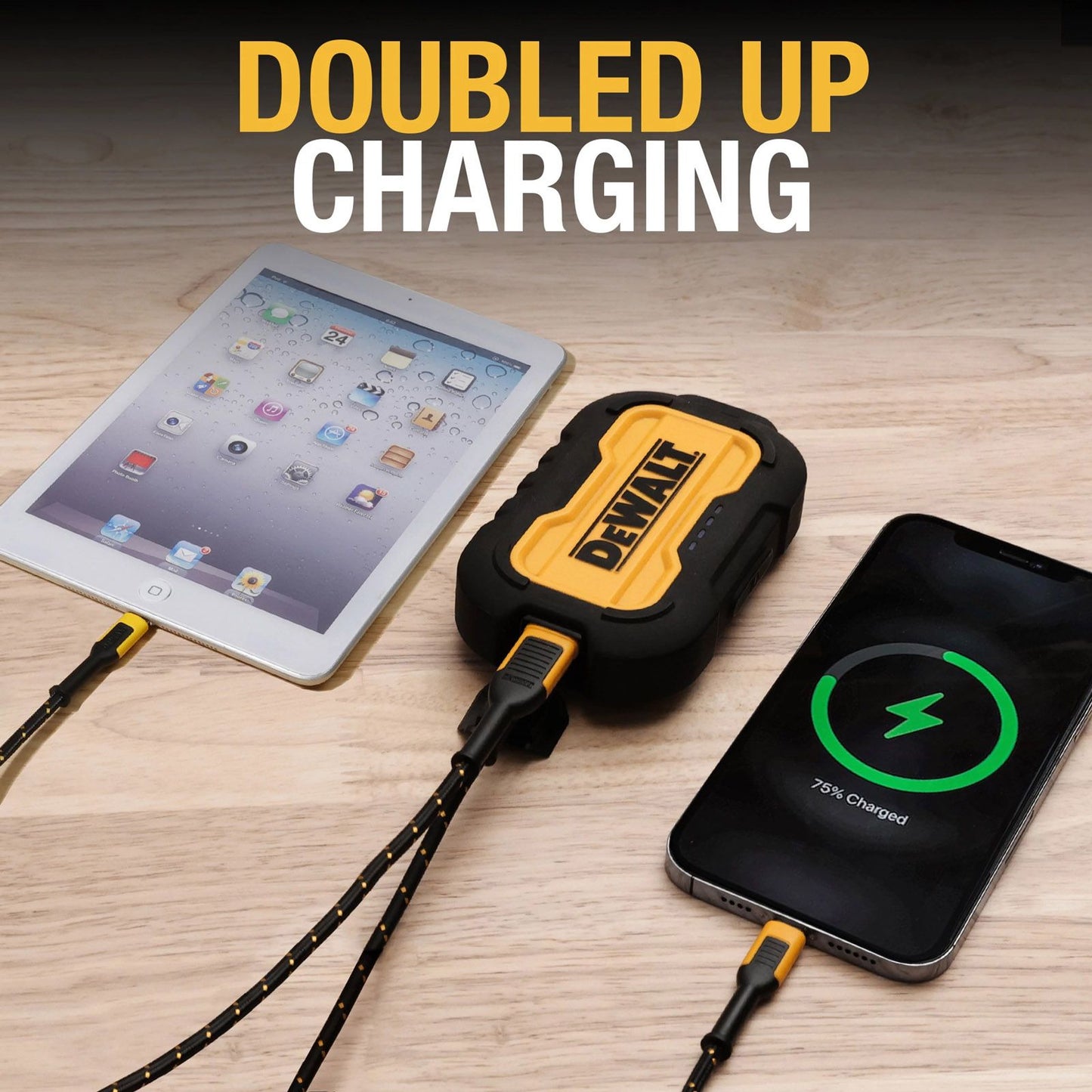 Dewalt Powerbank - 10,000 mAh - 2 Port