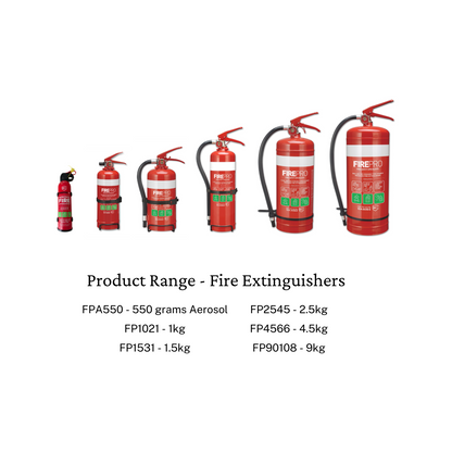 Firepro Aerosol Fire Extinguisher - 550g
