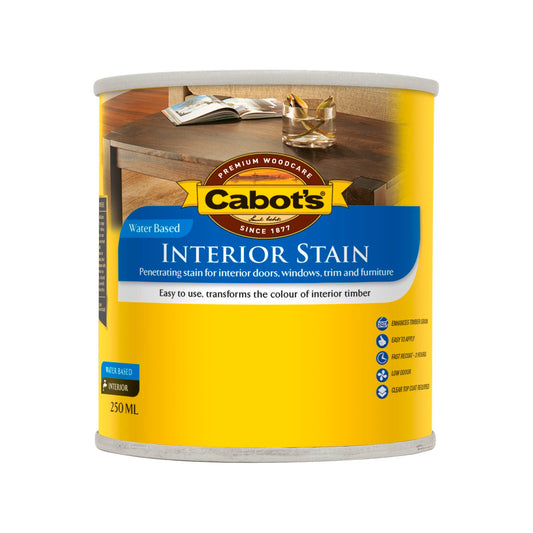 Cabot Jarrah Water Based Interior Stain - 250ml