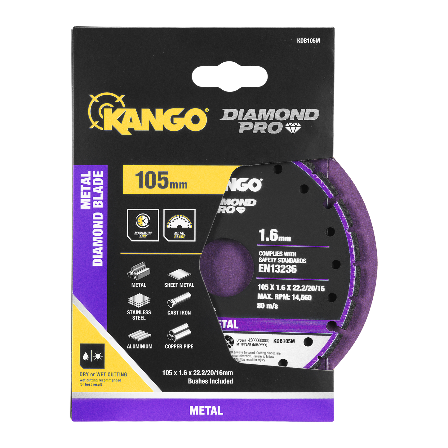 Kango Metal Diamond Blade - 105mm