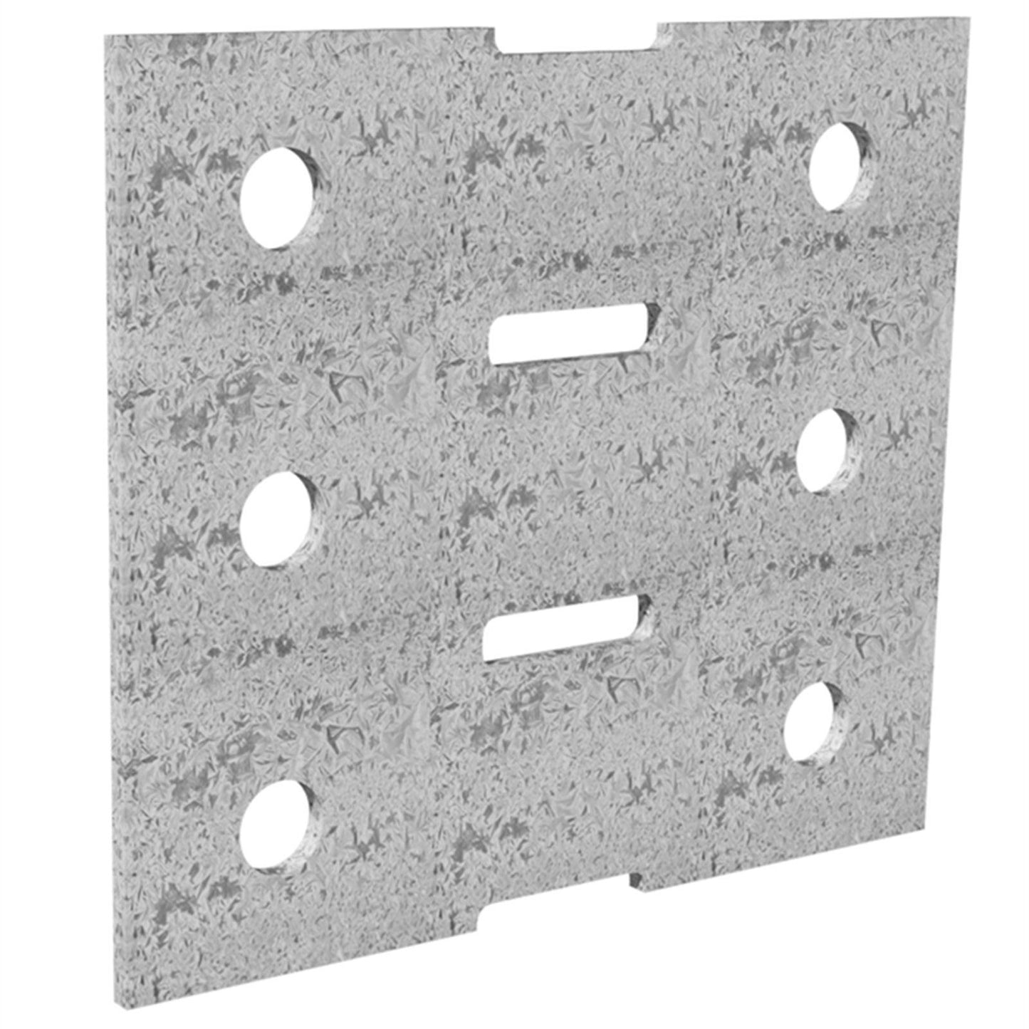 Dunnings Galvanised Bracket Plate - 120x105mm