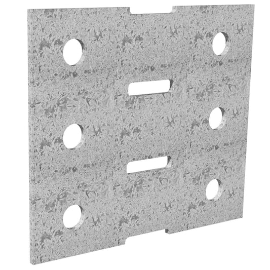 Dunnings Galvanised Bracket Plate - 120x105mm