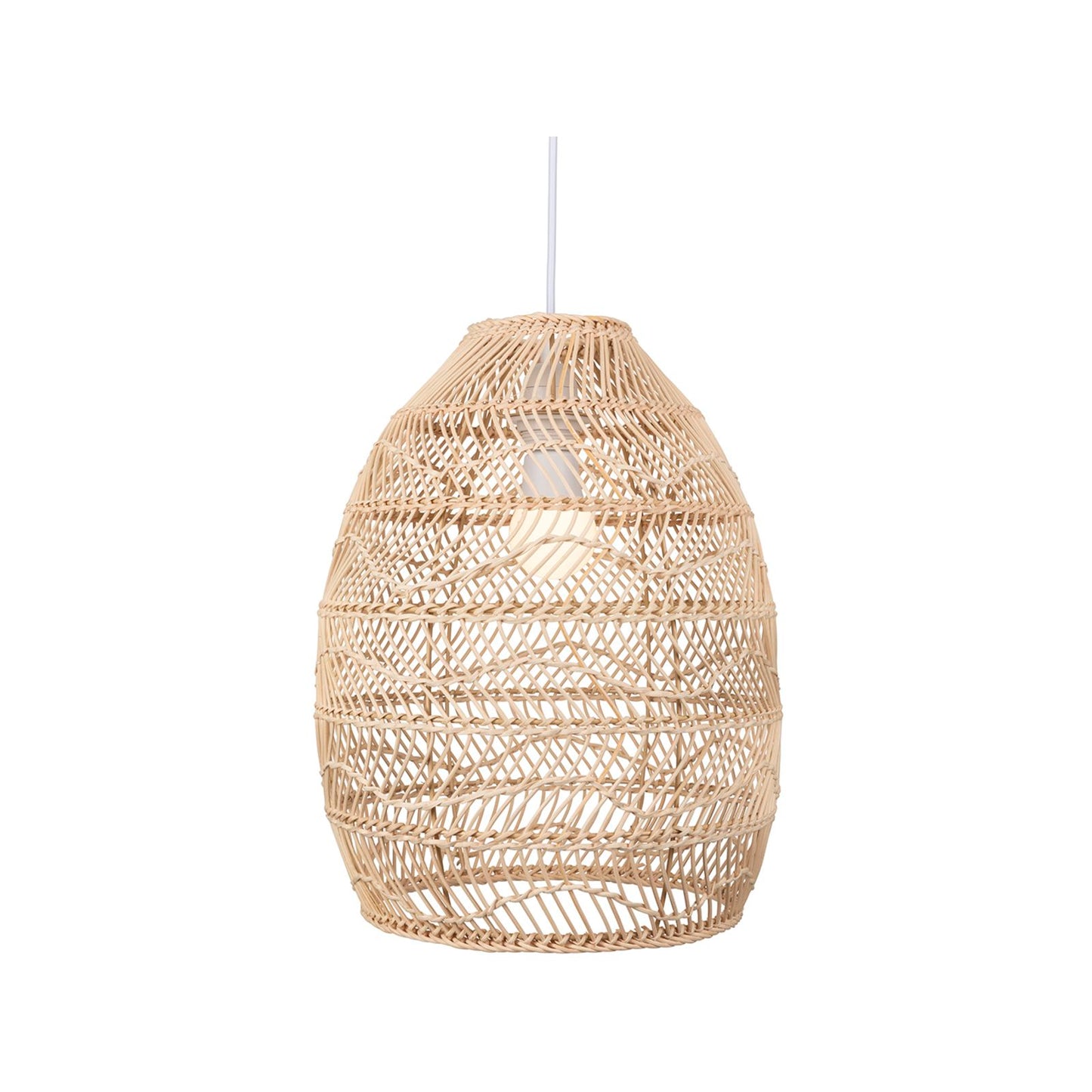 Brilliant Anji Rattan Pendant Light - 32cm