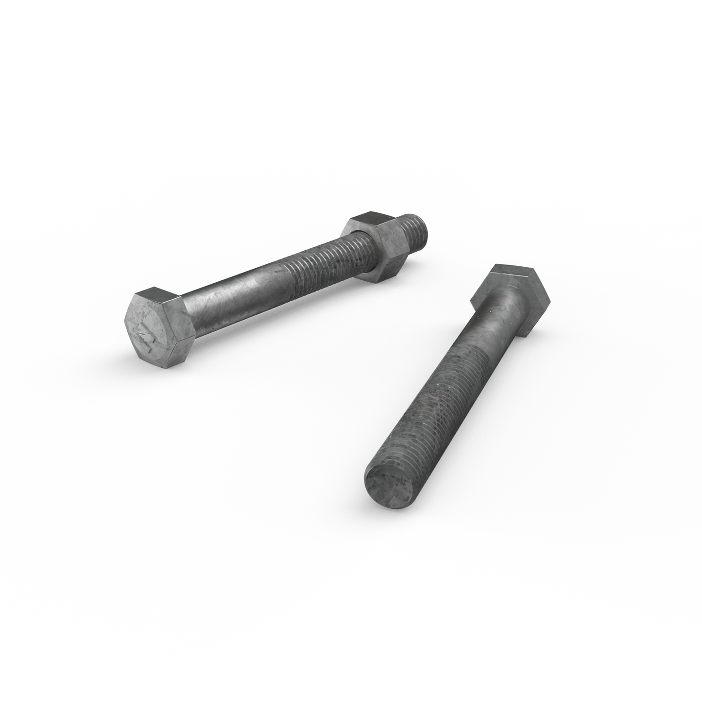 Zenith M12 x 100mm - Hot Dip Galvanised Hex Head Bolts & Nuts