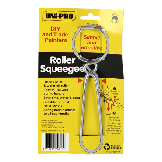 UNi-PRO Wire Roller Squeegee - 124mm