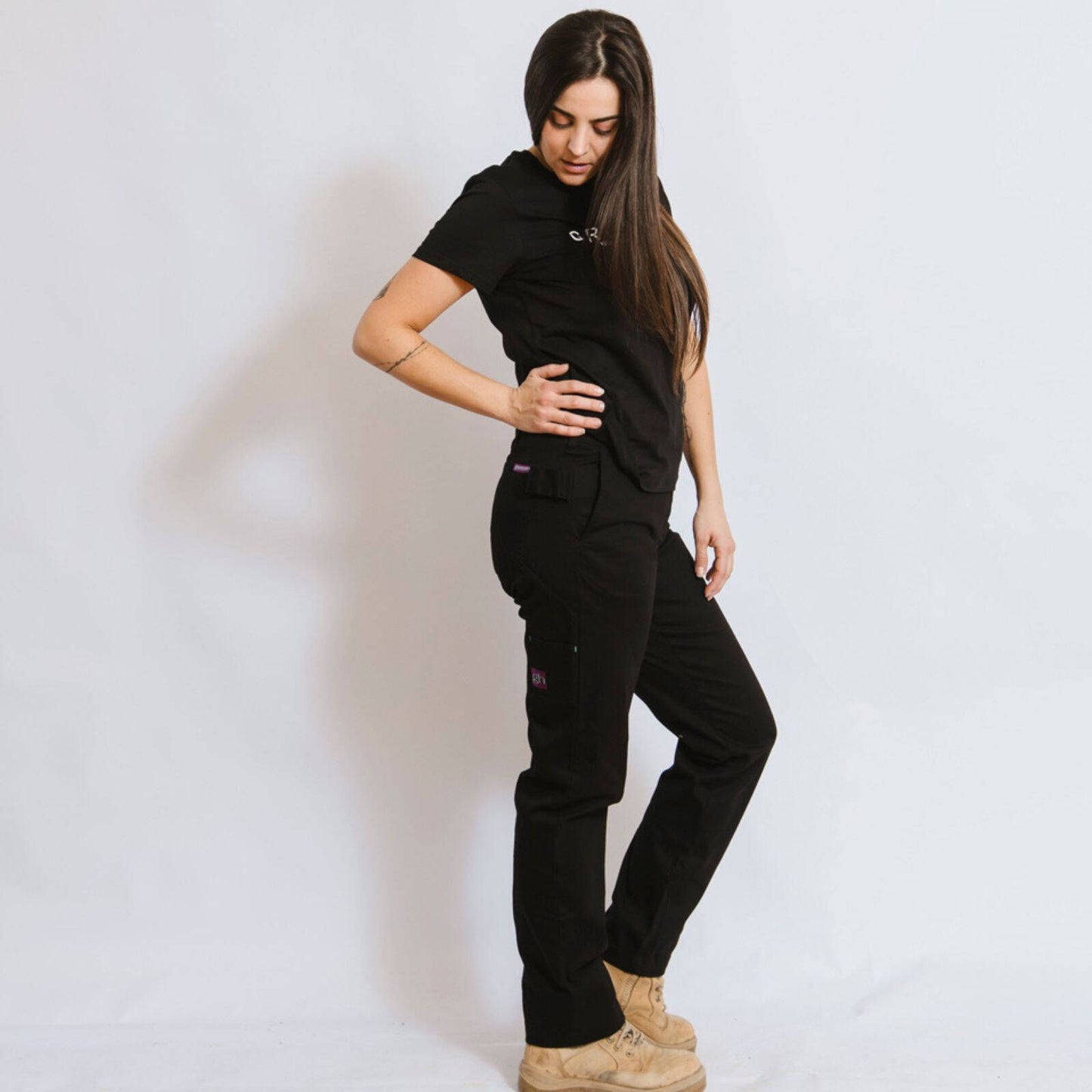 Green Hip Give Cargo Pants - Black - Size 10