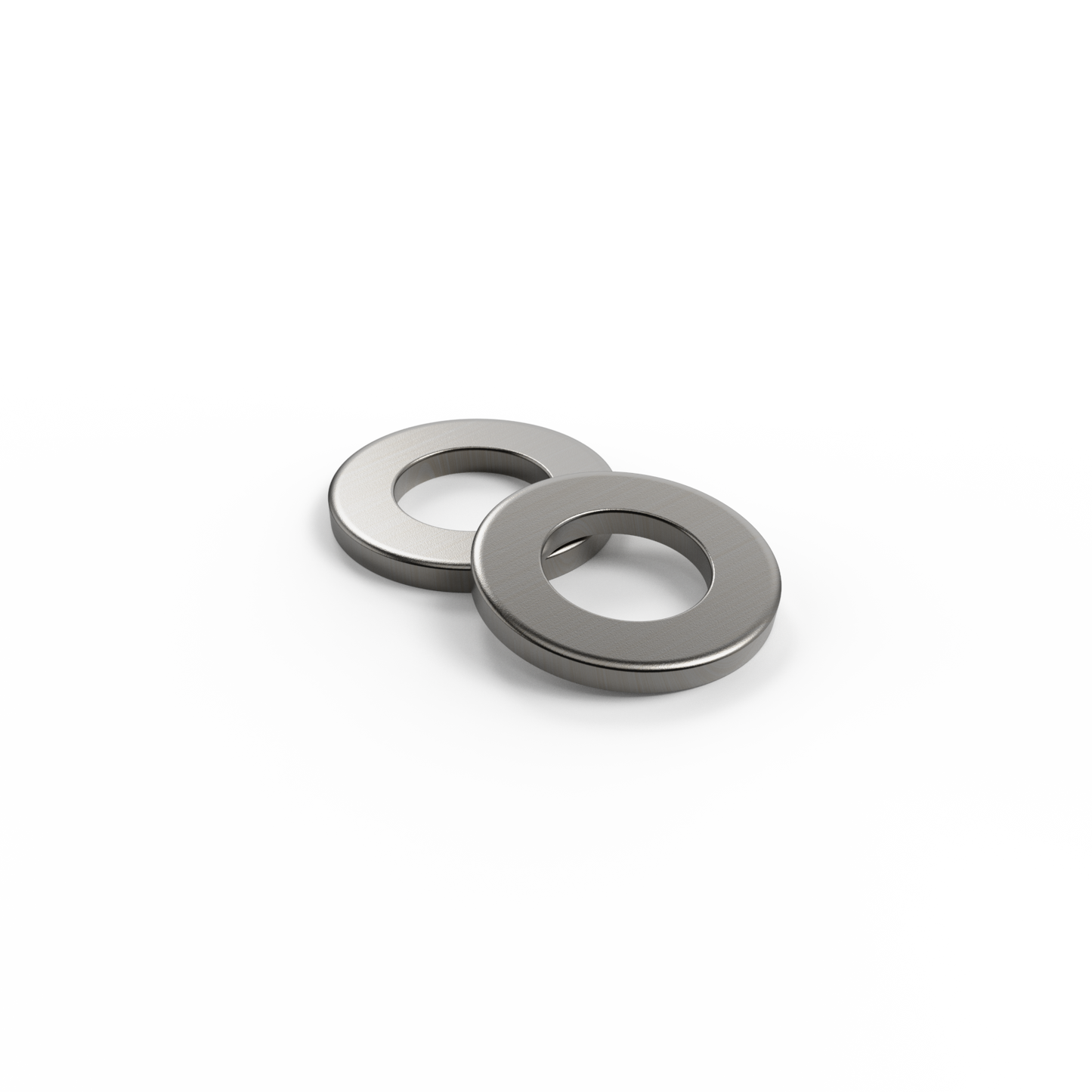 Zenith M12 Stainless Steel 304 Flat Round Washers - 100 Pack