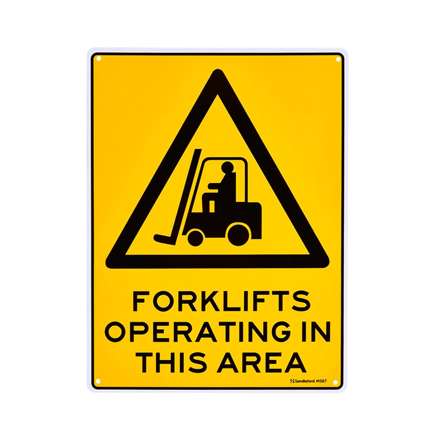 Sandleford Forklift Operating Area Sign - 300 x 225mm