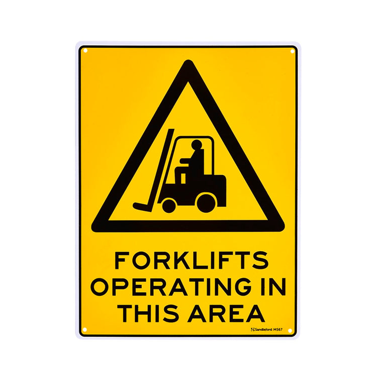 Sandleford Forklift Operating Area Sign - 300 x 225mm