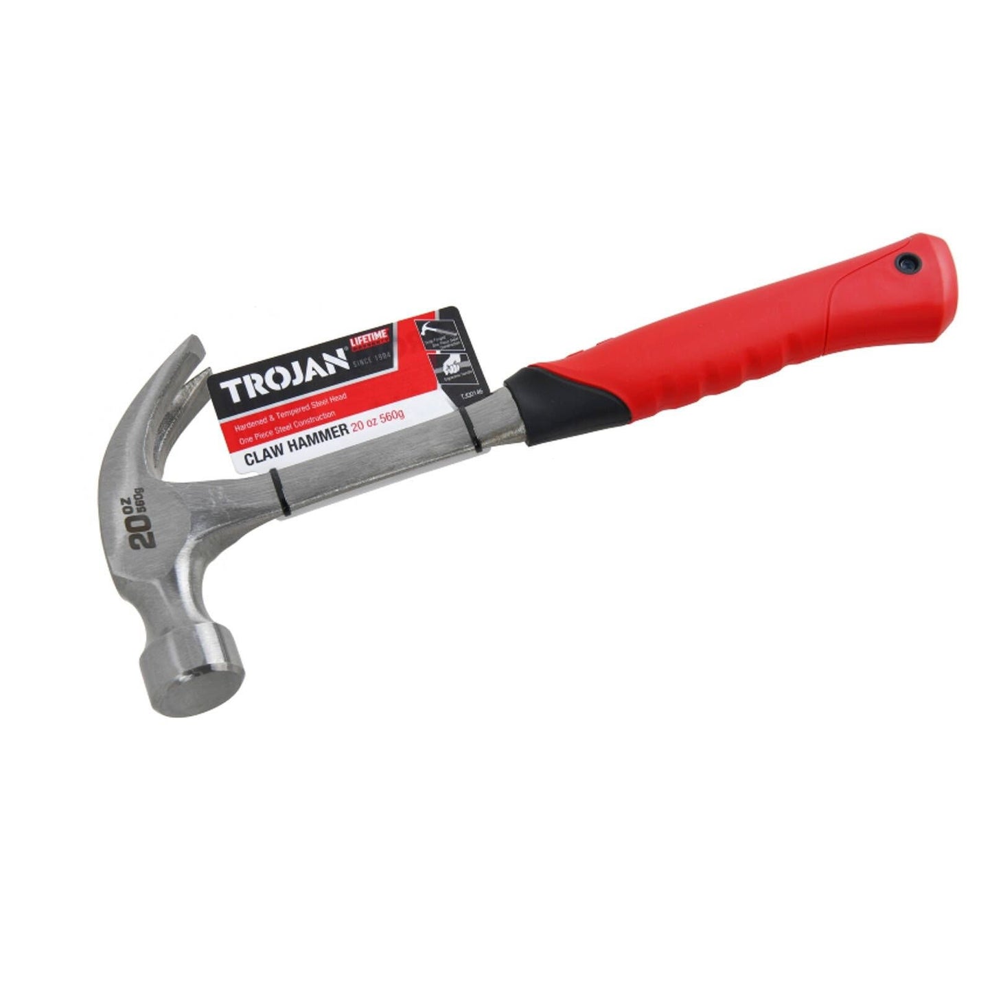 Trojan Steel Claw Hammer - 20oz - 560g