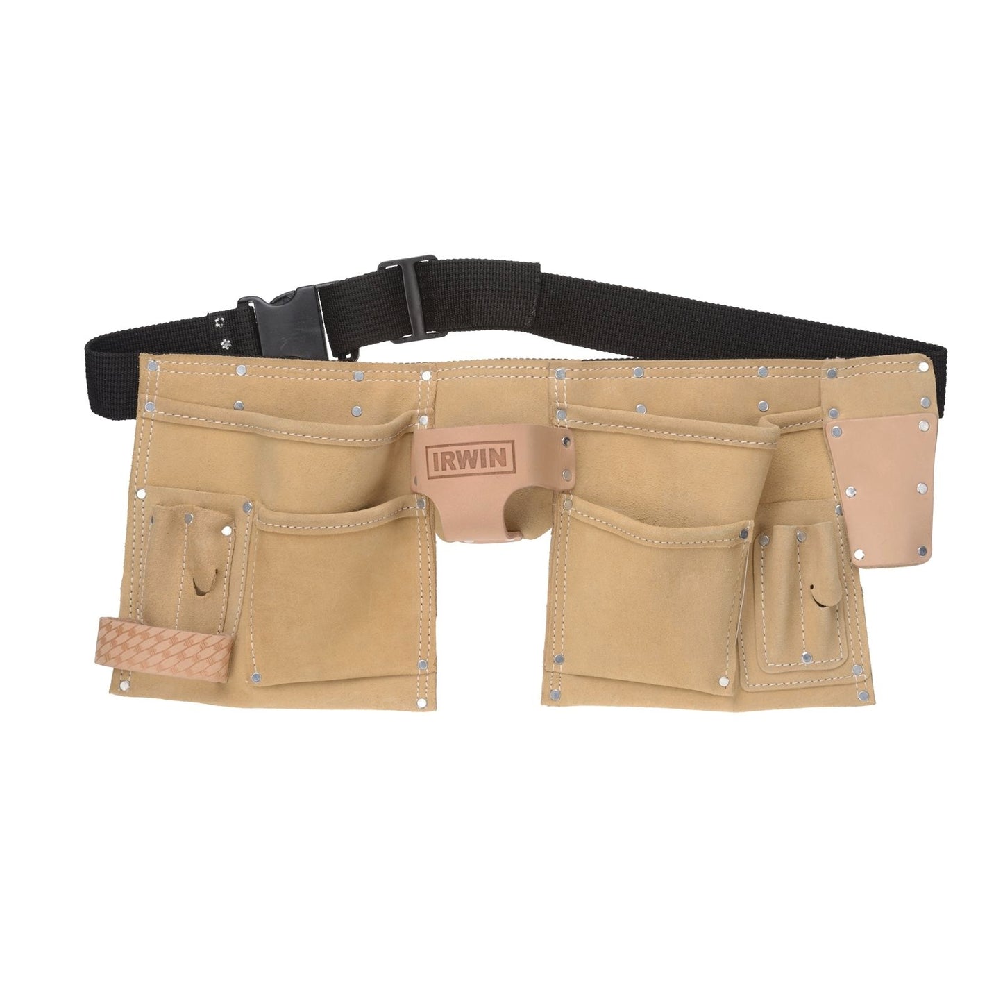 Irwin Split Leather Construction Tool Belt - 10 Pocket - 24 x 68 x 538mm