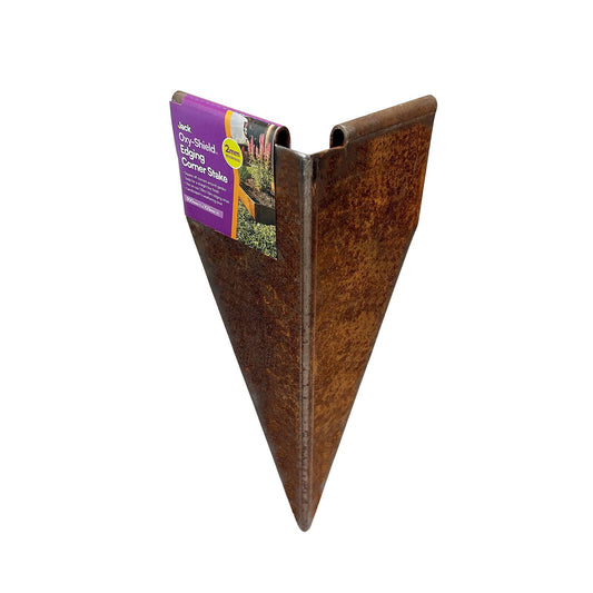 Jack Oxy Shield Edging Corner Stake - 300mm H x 130mm W