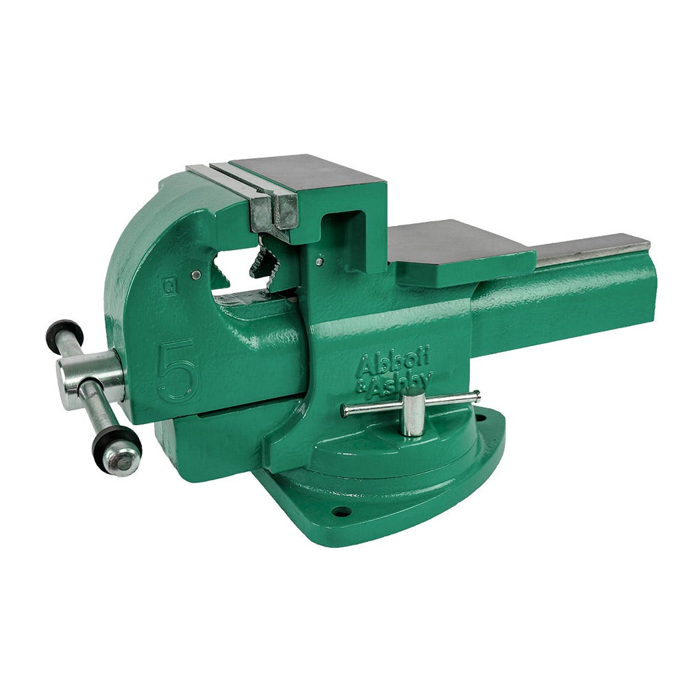 ABBOTT and ASHBY 125mm Heavy Duty Workshop Bench Vice ATBVHD125