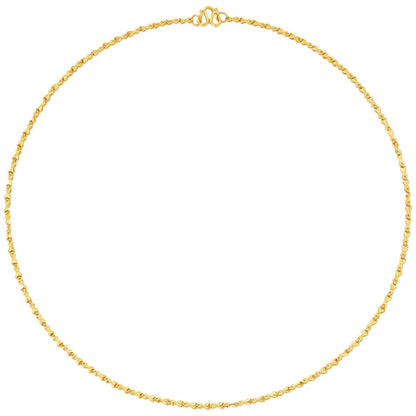 ABC Bullion 24KT Yellow Gold Paper Clip Chain