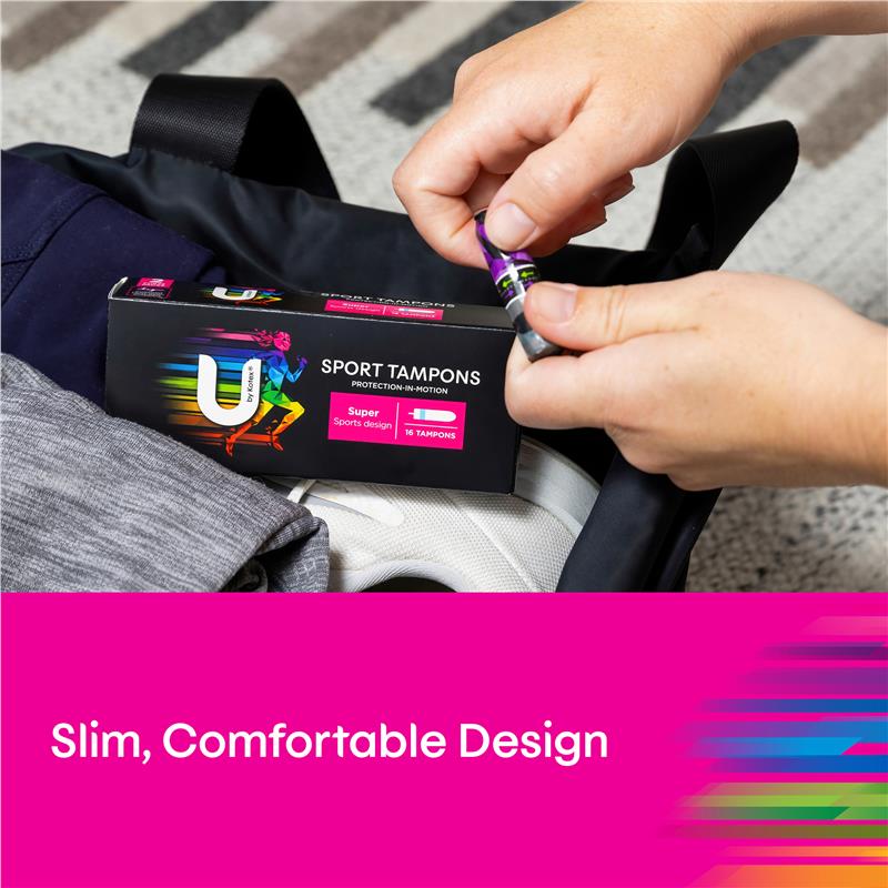 U By Kotex Sport Tampons Super 16 Pack