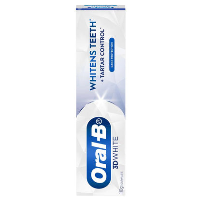 Oral-B 3D White Strengthen Enamel Toothpaste - 110g