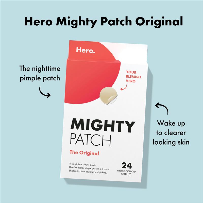 Hero Mighty Patch The Original 24 Pack - Overnight Pimple Treatment