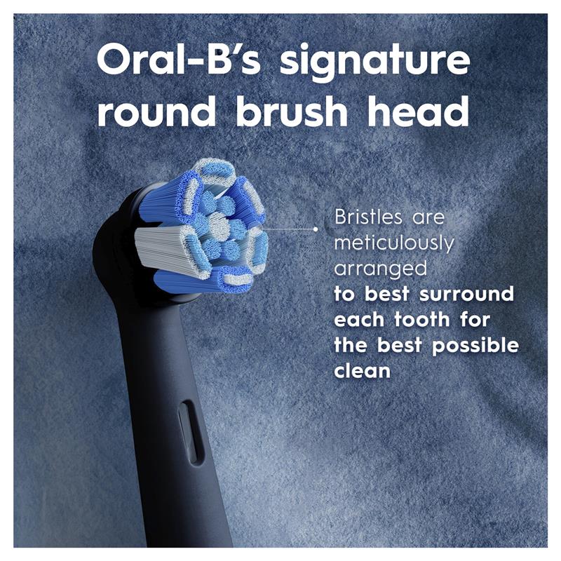 Oral-B iO Advanced Clean Electric Toothbrush Refills - Black 2 Pack