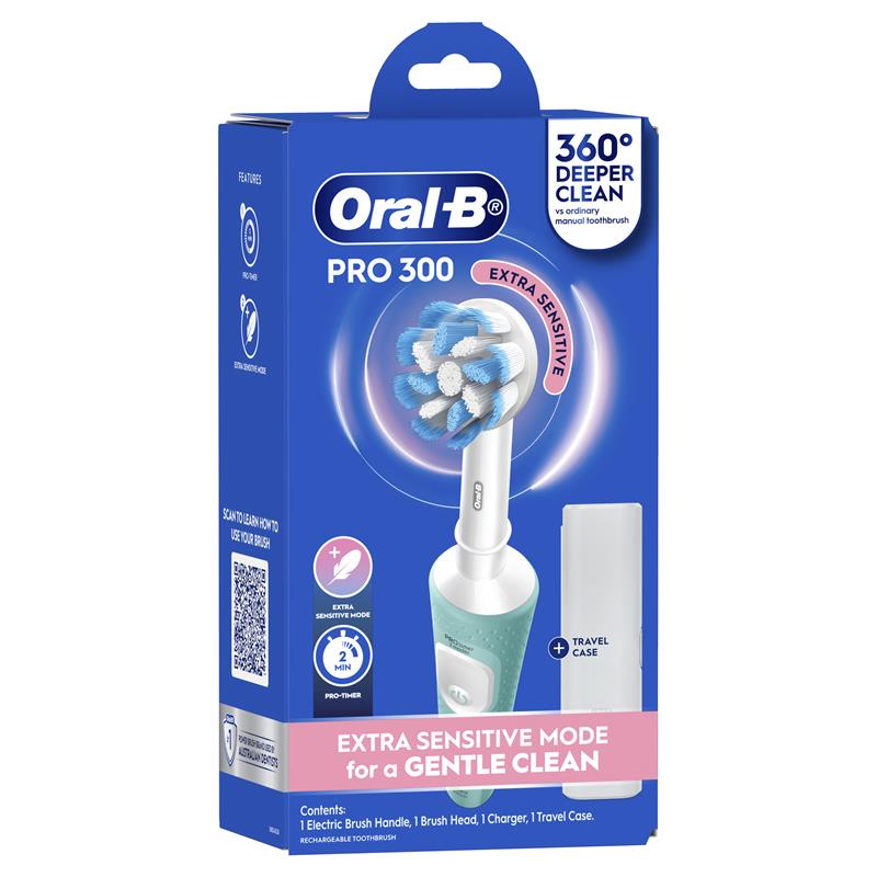 Oral-B Pro 300 Electric Toothbrush - Everyday Clean Mint
