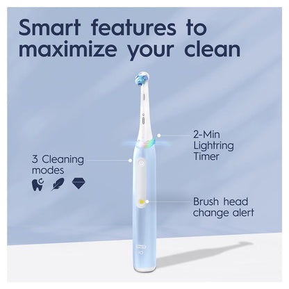 Oral-B iO Series 3 Electric Toothbrush - Ice Blue