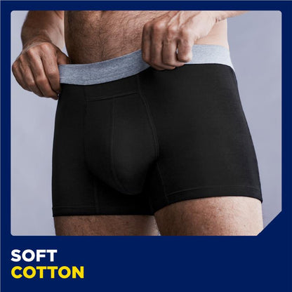 TENA Men’s Reusable Washable Boxer Underwear with Secure Absorption, Size M, 1 Boxer
